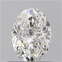 Natural Diamond 0.63 Carats, Oval with  Cut, G Color, VS1 Clarity and Certified by GIA