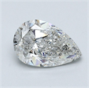 Natural Diamond 1.01 Carats, Pear with  Cut, G Color, SI2 Clarity and Certified by GIA