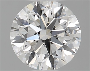 Foto Diamante Natural 0.61 quilates, Redondo , Color F, claridad IF y certificado GIA de