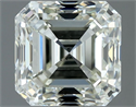 Natural Diamond 1.00 Carats, Asscher with  Cut, J Color, VS2 Clarity and Certified by IGI