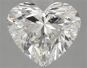 Picture of Natural Diamond 1.81 Carats, Heart with  Cut, F Color, SI2 Clarity and Certified by GIA