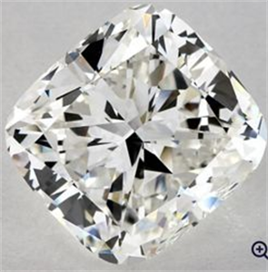 Foto Diamante Natural 5.87 quilates, Del cojín , Color H, claridad VVS2 y certificado GIA de