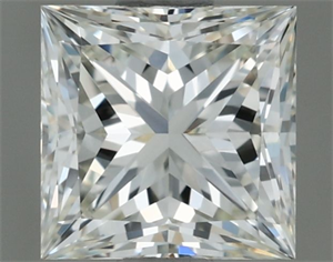 Picture of Natural Diamond 0.70 Carats, Princess with  Cut, I Color, VVS2 Clarity and Certified by IGI