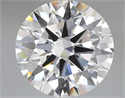 Lab Grown Diamond 7.07 Carats, Round with Ideal Cut, F Color, VVS2 Clarity and Certified by IGI