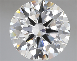 Picture of Lab Grown Diamond 7.07 Carats, Round with Ideal Cut, F Color, VVS2 Clarity and Certified by IGI