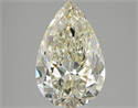 Natural Diamond 4.01 Carats, Pear with  Cut, M Color, VS1 Clarity and Certified by GIA