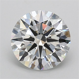Picture of Lab Grown Diamond 2.50 Carats, Round with Ideal Cut, D Color, VVS1 Clarity and Certified by IGI