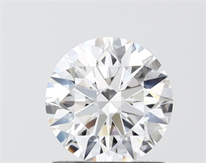 Picture of Lab Grown Diamond 1.03 Carats, Round with Ideal Cut, D Color, VVS1 Clarity and Certified by IGI