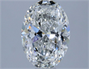 Diamante Natural 0.54 quilates, Ovalado , Color F, claridad VS1 y certificado GIA
