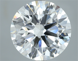Picture of Lab Grown Diamond 5.75 Carats, Round with Ideal Cut, E Color, VS1 Clarity and Certified by IGI
