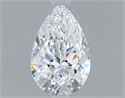 Diamante Natural 0.45 quilates, De pera , Color D, claridad VVS2 y certificado GIA