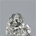 Natural Diamond 0.30 Carats, Heart with  Cut, H Color, IF Clarity and Certified by GIA