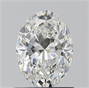 Diamante Natural 0.90 quilates, Ovalado , Color F, claridad VVS2 y certificado GIA