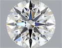 Natural Diamond 0.85 Carats, Round with Excellent Cut, F Color, VVS2 Clarity and Certified by GIA