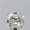 Diamante Natural 0.90 quilates, Asscher , Color I, claridad VS1 y certificado GIA