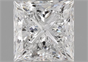 Diamante Natural 1.81 quilates, Princesa , Color D, claridad VS1 y certificado GIA