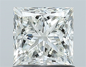 Picture of Natural Diamond 1.01 Carats, Princess with  Cut, H Color, VS1 Clarity and Certified by IGI