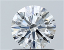 Natural Diamond 0.80 Carats, Round with Excellent Cut, E Color, SI1 Clarity and Certified by GIA