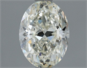 Natural Diamond 0.90 Carats, Oval with  Cut, I Color, IF Clarity and Certified by IGI