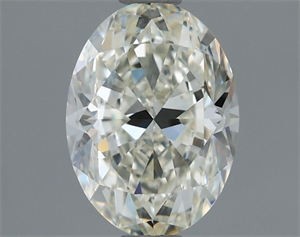 Picture of Natural Diamond 0.90 Carats, Oval with  Cut, I Color, IF Clarity and Certified by IGI