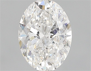 Picture of Natural Diamond 0.70 Carats, Oval with  Cut, E Color, I1 Clarity and Certified by GIA