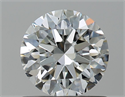 Natural Diamond 0.90 Carats, Round with Very Good Cut, H Color, IF Clarity and Certified by GIA