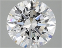 Lab Grown Diamond 2.01 Carats, Round with Ideal Cut, D Color, VVS2 Clarity and Certified by IGI