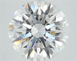 Picture of Lab Grown Diamond 5.09 Carats, Round with Ideal Cut, E Color, VVS1 Clarity and Certified by IGI