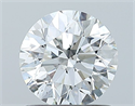 Natural Diamond 1.00 Carats, Round with Excellent Cut, F Color, SI2 Clarity and Certified by GIA