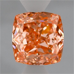 Picture of Lab Grown Diamond 1.59 Carats, CUSHION MODIFIED with  Cut, Fancy Vivid Pink Color, VVS2 Clarity and Certified by IGI