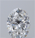 Natural Diamond 0.41 Carats, Oval with  Cut, E Color, VVS1 Clarity and Certified by GIA