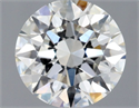 Natural Diamond 1.02 Carats, Round with Excellent Cut, H Color, SI1 Clarity and Certified by GIA