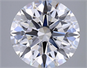 Lab Grown Diamond 3.07 Carats, Round with Ideal Cut, E Color, VVS2 Clarity and Certified by IGI