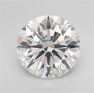 Picture of Lab Grown Diamond 3.00 Carats, Round with Excellent Cut, D Color, VVS2 Clarity and Certified by GIA