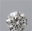 Natural Diamond 0.43 Carats, Round with Excellent Cut, H Color, VVS1 Clarity and Certified by IGI