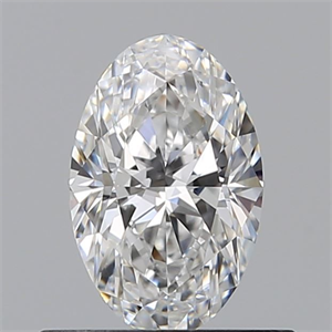 Foto Diamante Natural 0.51 quilates, Ovalado , Color E, claridad VS2 y certificado GIA de