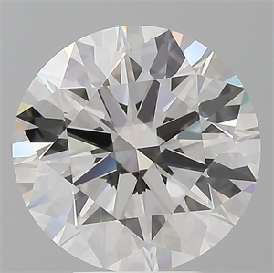 Picture of Lab Grown Diamond 5.04 Carats, Round with Ideal Cut, E Color, VVS2 Clarity and Certified by IGI