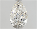 Natural Diamond 0.80 Carats, Pear with  Cut, H Color, VS2 Clarity and Certified by GIA