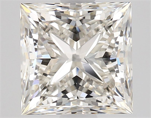 Picture of Natural Diamond 1.51 Carats, Princess with  Cut, J Color, VVS2 Clarity and Certified by GIA