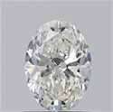 Natural Diamond 1.03 Carats, Oval with  Cut, H Color, VVS1 Clarity and Certified by GIA