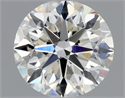 Natural Diamond 1.01 Carats, Round with Very Good Cut, H Color, VS1 Clarity and Certified by GIA