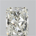 Natural Diamond 1.70 Carats, Radiant with  Cut, K Color, VS2 Clarity and Certified by GIA