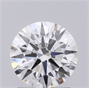 Lab Grown Diamond 1.35 Carats, Round with Ideal Cut, D Color, VS1 Clarity and Certified by IGI