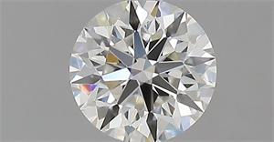 Picture of Natural Diamond 0.73 Carats, Round with Very Good Cut, G Color, IF Clarity and Certified by IGI
