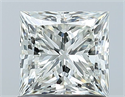 Natural Diamond 1.05 Carats, Princess with  Cut, H Color, IF Clarity and Certified by IGI