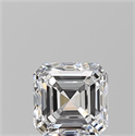 Natural Diamond 0.90 Carats, Asscher with  Cut, D Color, VS1 Clarity and Certified by GIA
