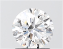 Del inventario de diamantes de laboratorio, 1.25 quilates, Redondo , Color F, claridad VS1 y certificado IGI