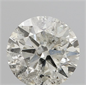 Natural Diamond 0.80 Carats, Round with Very Good Cut, J Color, I1 Clarity and Certified by IGI