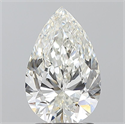 Natural Diamond 2.01 Carats, Pear with  Cut, H Color, VS1 Clarity and Certified by GIA
