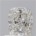 Natural Diamond 0.70 Carats, Cushion with  Cut, G Color, SI1 Clarity and Certified by GIA